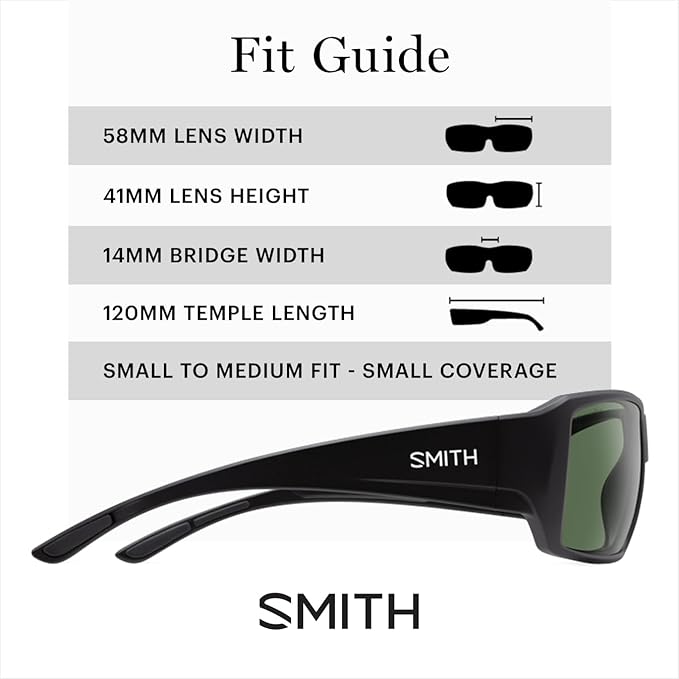 SMITH Guide's Choice S Sunglasses with Chromapop Lenses - Polarized Sunglasses - for Men & Women
