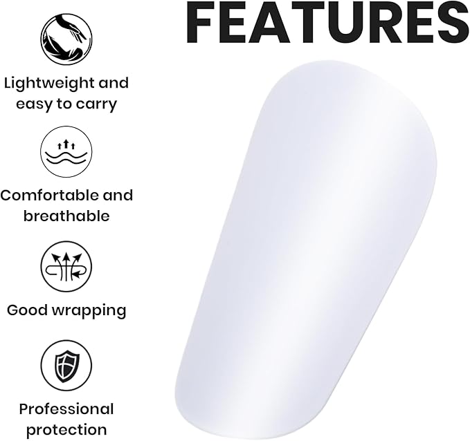 2 Pairs Mini Shin Guards Youth Soccer Tiny Shin Protective Pads Small Shin Guards Miniature Shin Pads Professional Protection for Soccer Players Kids Teenagers