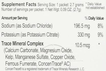 Dr. Price’s Electrolyte Mix | Sugar-Free Hydration Powder with 72+ Trace Minerals | No Sugar, Fast-Dissolving Electrolytes Powder Packets | Lemon-Lime (30 Packs)