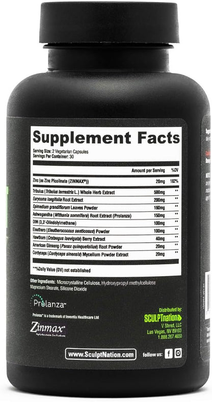 Sculpt Nation by V Shred Test Boost Max and Multivitamin Bundle