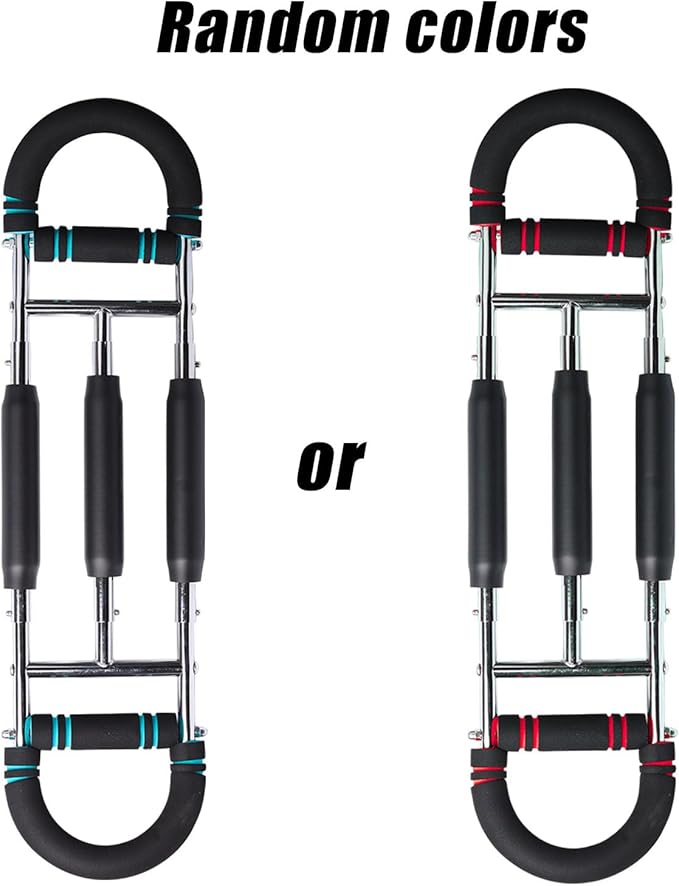 Twister Arm Trainer, 40-100Lb Adjustable Chest Workout Equipment, Portable Detachable Chest Workout Device Equipment, Arm Trainer for Chest Clip Muscle & Arm Strength, Red and Blue (Random Color)