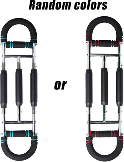 Twister Arm Trainer, 40-100Lb Adjustable Chest Workout Equipment, Portable Detachable Chest Workout Device Equipment, Arm Trainer for Chest Clip Muscle & Arm Strength, Red and Blue (Random Color)