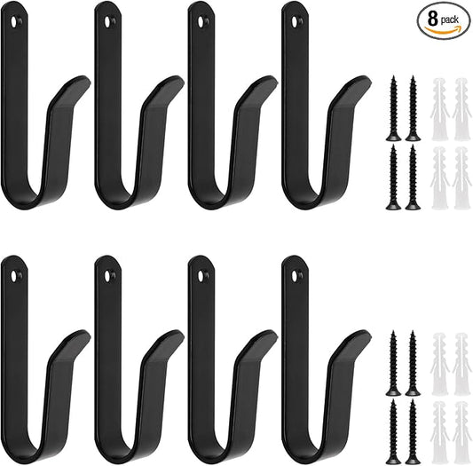 Snowboard Wall Mount, Horizontal Snowboard Hanger Rack Heavy Duty Garage Wall Rack 8pcs