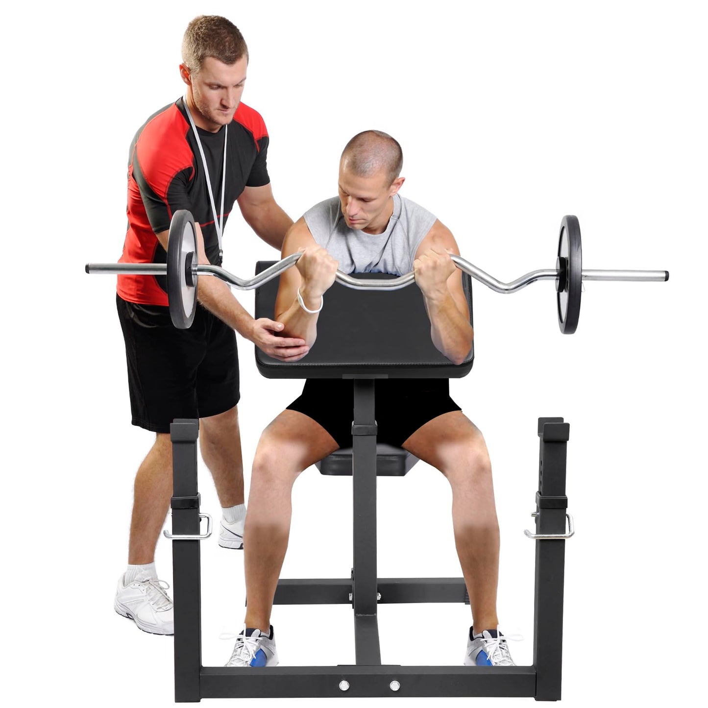HSM Preacher Curl Weight Bench Max load 450lbs Biceps Station