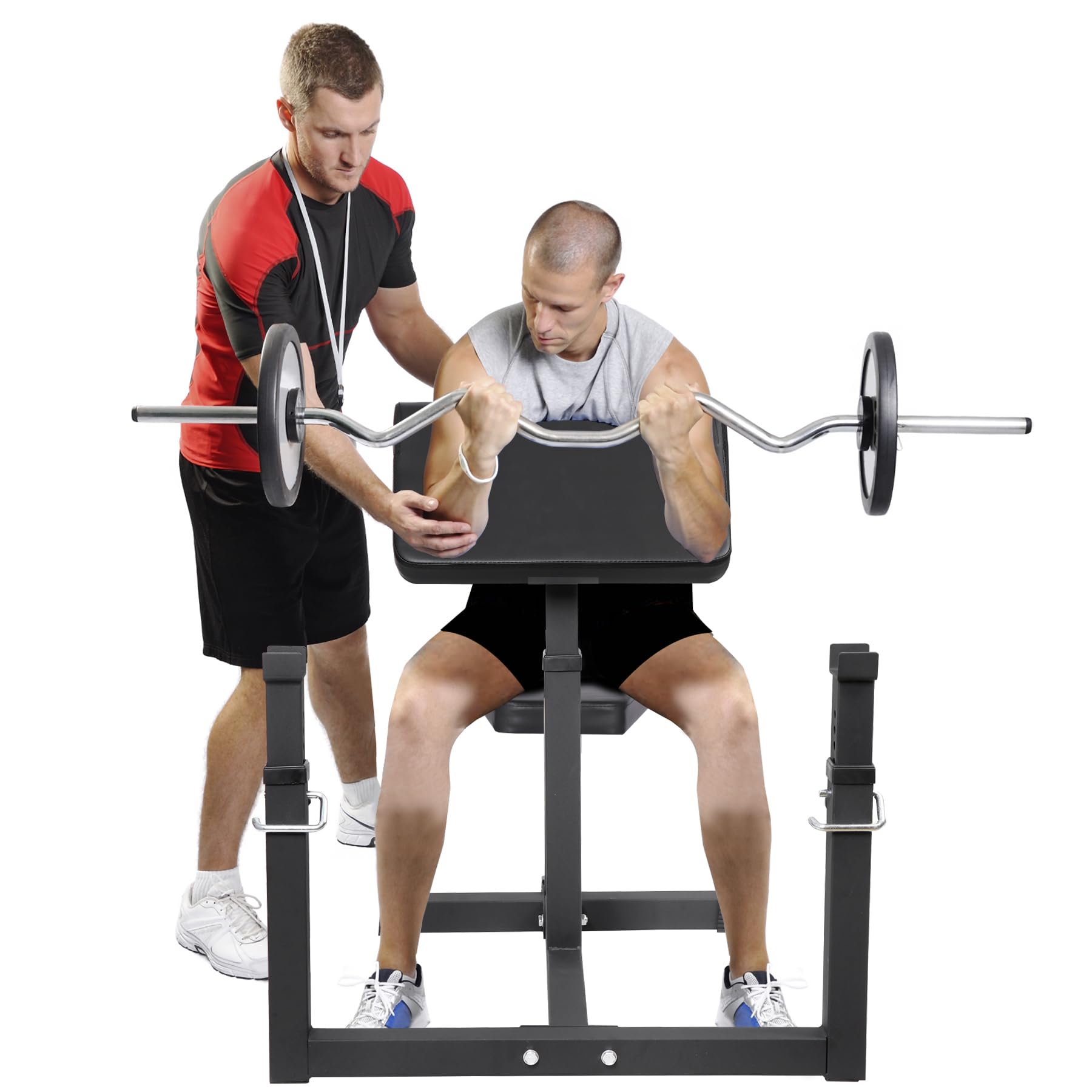 HSM Preacher Curl Weight Bench Max load 450lbs Biceps Station