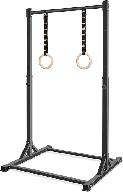 Pull Up Station, Bongkim Power Tower Portable Pullup Bar Station, Pull Up Bar for Home Gym, Pull Up Tower Station 330LBS