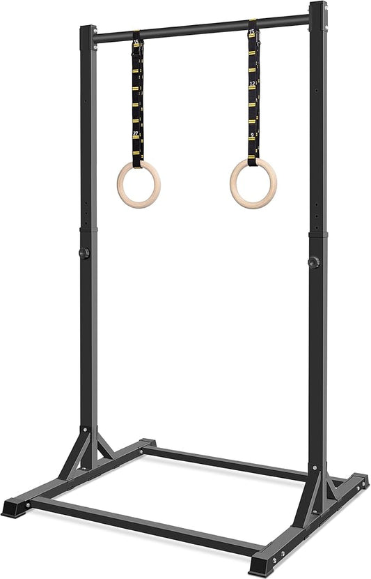 Pull Up Station, Bongkim Power Tower Portable Pullup Bar Station, Pull Up Bar for Home Gym, Pull Up Tower Station 330LBS