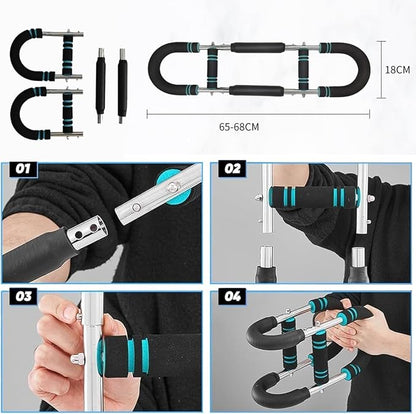 Twister Arm Trainer - Adjustable 60-110lb Resistance with High-Tensile Steel Spring, Portable Arm & Chest Workout Equipment for Forearm, Triceps Strength Training, Home Workout Equipmen for Men&Women