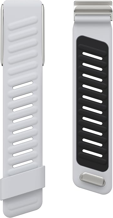 Comfort Durable Silicone Wristband Compatible with WHOOP 4.0 Band, Soft Silicone Sports Loop Strap for Men & Women, with U Shapped Connector