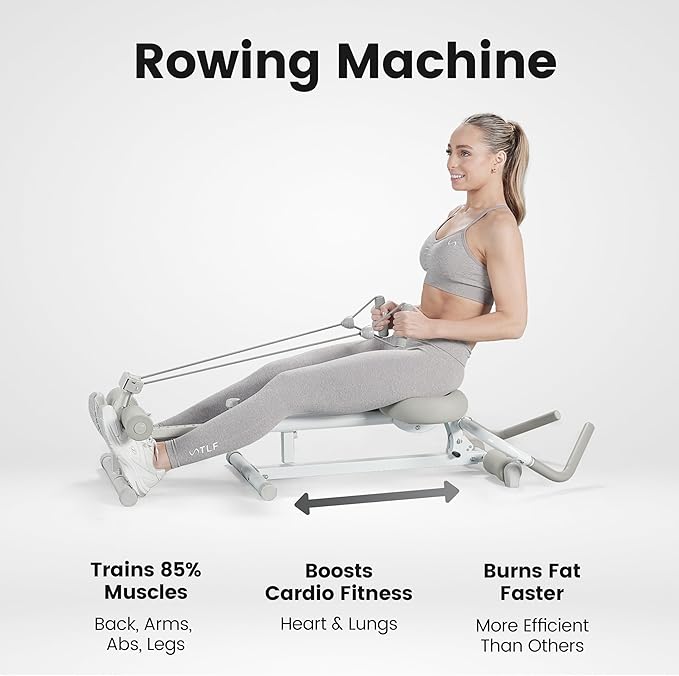 WONDER CORE Pro Max, Ab Machine for Stomach Workout, Ab Workout Equipment for Home Gym Trainer, 4-in-1 Exercise Equipment - Rowing, Leg Press, Glider, Roman Chair