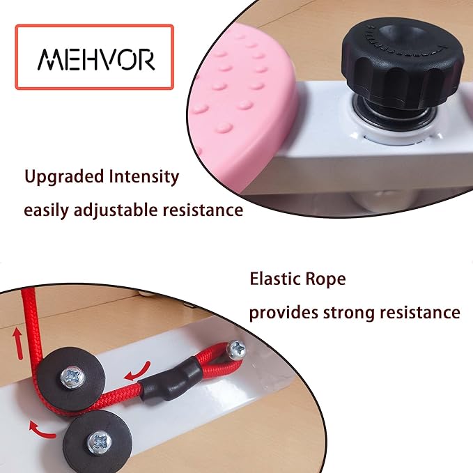 Waist Twister, Ab Muscle Training Machine with 264 lbs, Noise-Free Home Fitness Equipment With Replaceable Resistance Bands, Suitable For Men And Women