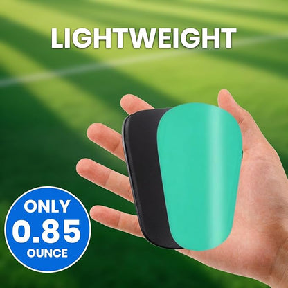 2 Pairs Mini Shin Guards Youth Soccer Tiny Shin Protective Pads Small Shin Guards Miniature Shin Pads Professional Protection for Soccer Players Kids Teenagers