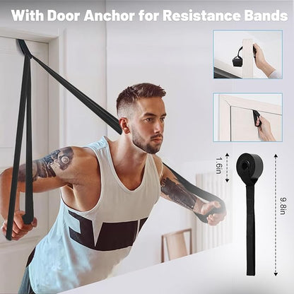 Pull Up Bands, Resistance Bands, Pull Up Assistance Bands Set for Men & Women, Exercise Workout Bands for Working Out, Body Stretching, Physical Therapy, Muscle Training