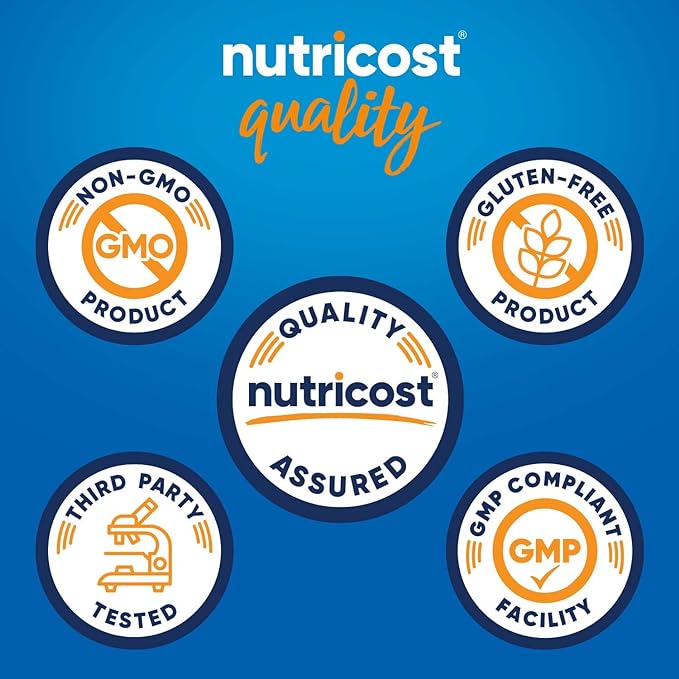 Nutricost Whey Protein Powder, Vanilla, 5 pounds - Whey Protein Concentrate