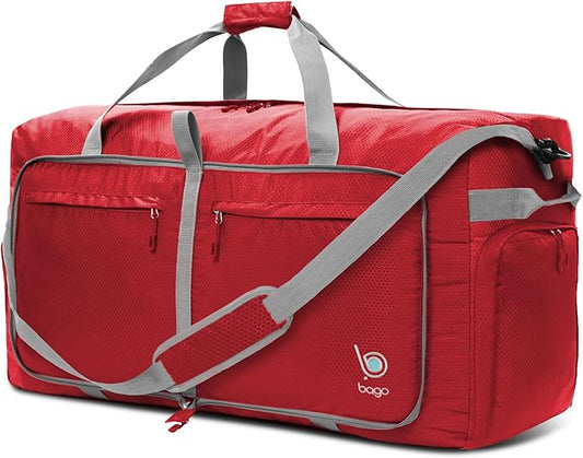 Bago Big XXL Foldable Duffel Bags for Traveling Women & Men - 140L Packable Duffle Bag for Travel