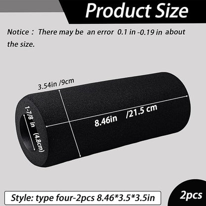 Foot Foam Pads Rollers Replacement(8.46 * 3.5 * 3.5in),Padding for Inversion Table, Workout Bench, Sits Ups Replacement Parts, Home Gym Accesories