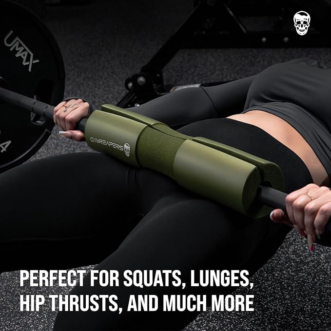 Gymreapers Barbell Squat Pad - Protective Bridge Pad For Hip Thrust, Squats, Lunges - Hip Support, Neck Protection For Bar