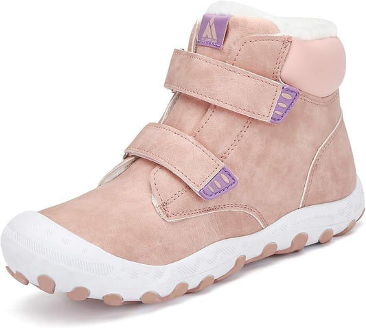 Mishansha Kids Hiking Boots Toddler Girls Boys Hiking Shoes Water-Resistant Anti-Collision Non-Slip