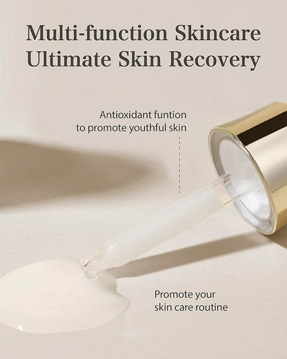 MASTINA Mastic Ampoule Serum Dropper Type (0.5fl oz, Pack of 2) White Mastic Complex 63%, Tranexamic Acid 2%, Niacinamide 5% - Face Serum for Firming, Hydrating, Radiant Glass Skin. Korean Skin Care