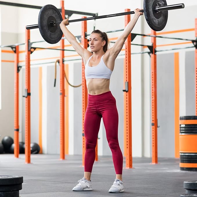 LIONSCOOL 7FT Olympic Barbell for Weightlifting, Power Lifting, 2 Inch Strength Training Bar for Squats, Deadlifts, Presses, Rows, Curls - 700lbs/1000lbs/1500lbs Capacity