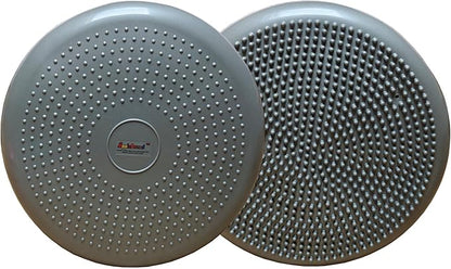 AppleRound Inflated Wobble Cushion with Hand Pump, Air Stability Board (Extra Thick), Core Balance Disc for Adults, Sensory Wiggle Seat for Kids, Flexible Seating for All Age, 13.5in / 34cm Diameter