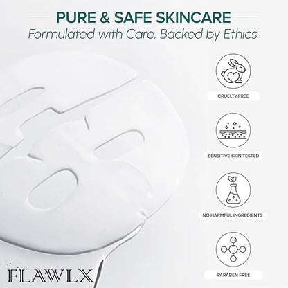 Bio-Collagen Real Deep Face Mask, Hydrating Overnight Hydrogel Mask, Pore Minimizing, Elasticity Boosting, With Natural Ingredients Facial Mask 45g (5-Pack) | TikTok Trend Items
