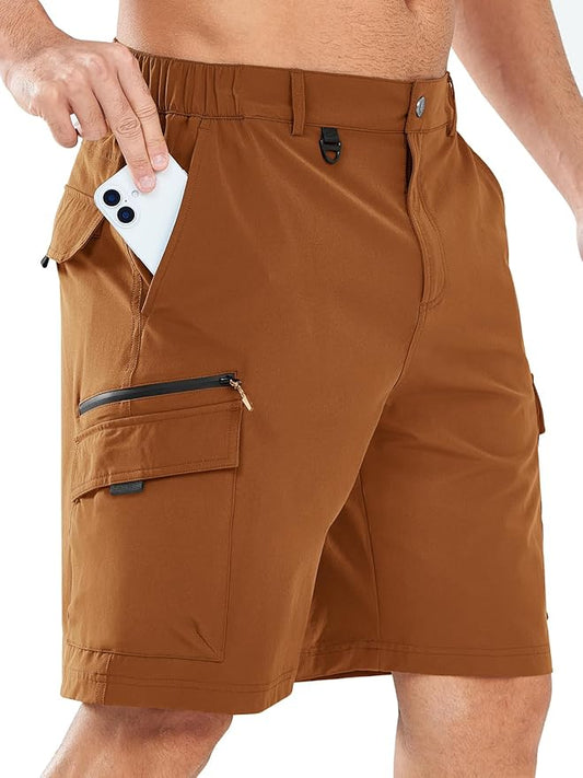 NORTHYARD Men's Cargo Hiking Shorts 9" Lightweight Outdoor Tactical Work Camping Sport Golf Casual