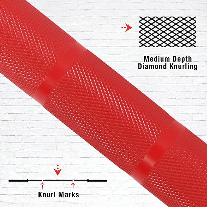 7ft Olympic Barbell, Weightlifting Barbell 28mm 45lb - 500/700/1000lbs Capacity with Smooth Spinning Sleeves, Olympic Bar Fits 2" Olympic Plates, for Snatch Clean Jerk - Home Gym Training