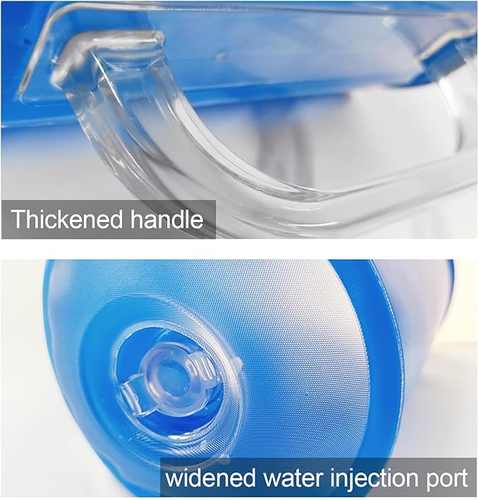 Water Dumbbells, Water Filled Training Dumbbells, Travel Weights Set, Adjustable Weights to 4-30 Lbs/Pair, Portable Gym for Strength Training, Fitness and Shaping