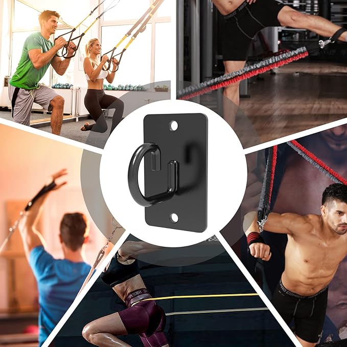 (3PCS) Wall Mount Workout Anchors,Resistance Band Wall Anchor,Space Saving Wall Mount Workout Anchors for Home Gym Workouts，Body Weight Straps, Suspension Training, Exercise,Stretching,Yoga