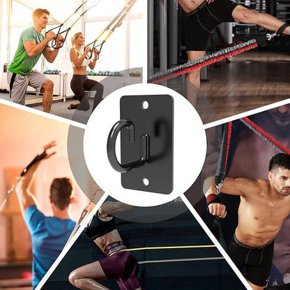 (3PCS) Wall Mount Workout Anchors,Resistance Band Wall Anchor,Space Saving Wall Mount Workout Anchors for Home Gym Workouts，Body Weight Straps, Suspension Training, Exercise,Stretching,Yoga