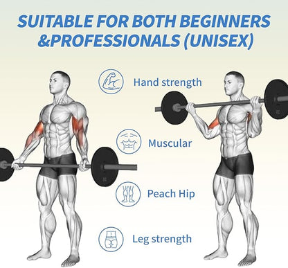 Egles Kids Barbell 5.5LB Mini Barbell Bar 4ft for Kid Women & Beginners Weighted Bar - Compatible with 2-Inch Weight Plates, for Strength Training Gym Weight Lifting, Multi-Color Training Bar