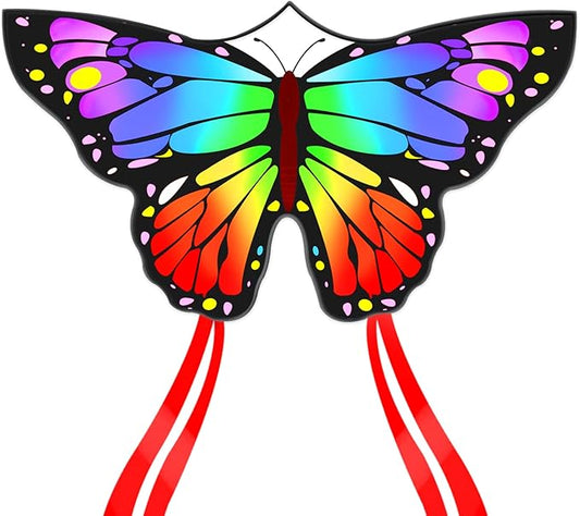 Butterfly Kites for Kids and Adults, Easy to Fly Large Single Line Kite for Boys and Girls - 55" x
