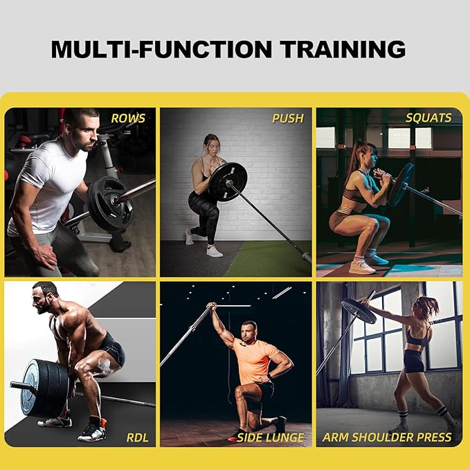 POWER GUIDANCE Landmine Attachment for Barbell - Landmine Attachment for 2 Inch Olympic Bars, for Home Gym Strength Training, Barbell Attachment Rowing Platform Landmine T-Bar Rowing