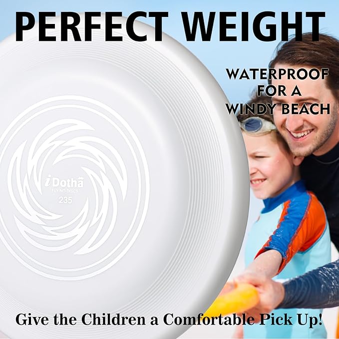 Sports Flying Disc - Compeition Flying Discs for Beach, Backyard, Lawn, Park, Camping and More - Great for All Ages Outdoor Flying Disc Training