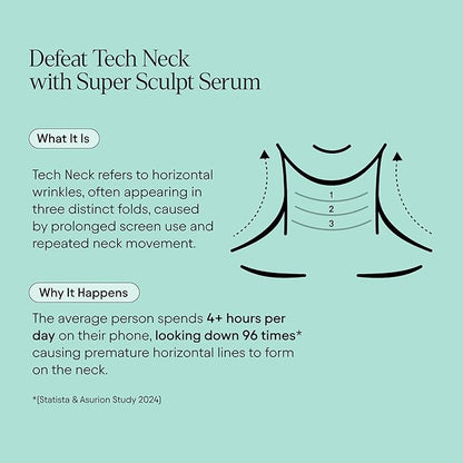 ALPYN Super Sculpt Serum, Face & Neck with Tri-Peptide Firming Complex, 1.7 oz