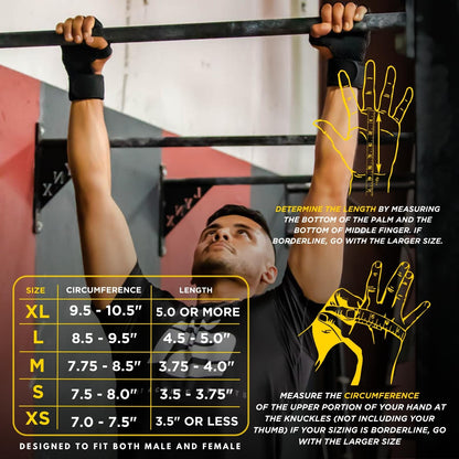 Fit Active Sports Weight Lifting Workout Gloves with Built-in Wrist Wraps for Men and Women - Great
