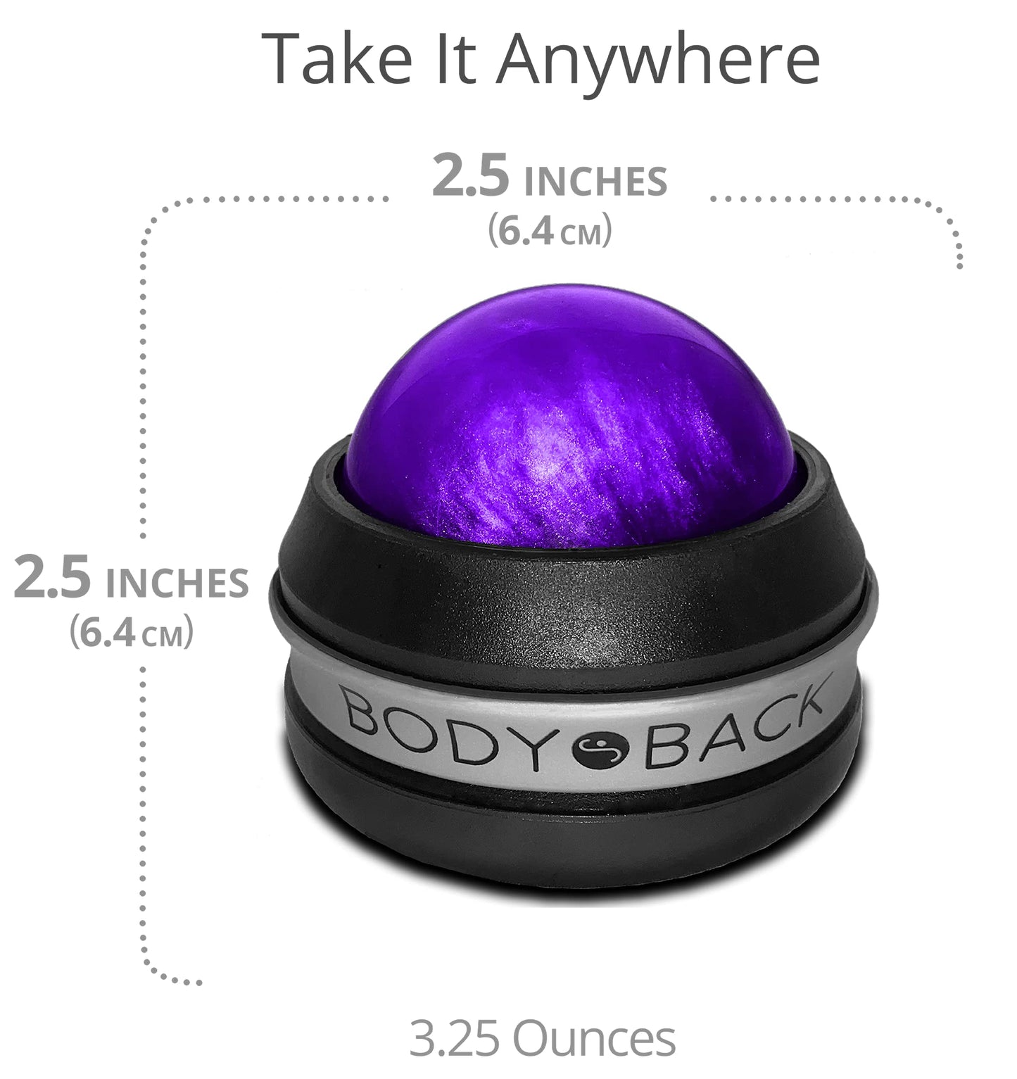 Body Back Massage Roller Ball - Body & Neck Massager for Muscle Recovery