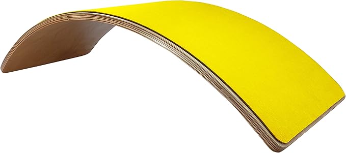 Adventure Awaits! Balance Wobble Board 2-Pack Natural Hardwood with Optional Felt Layer Included for Adventurous Kids or Yoga