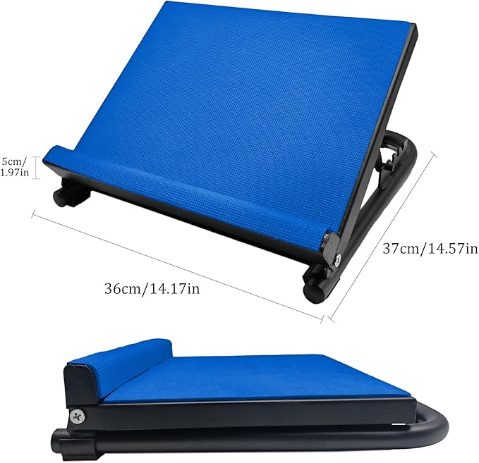 NANSHINE Slant Board for Calf Stretcher Squat, 5-Level Height Adjustable Steel Incline Board Squat Wedge with Non-Slip EVA Mat, Portable Standing Balance Board for Calf Stretching, Flexibility, Ankle Foot, Knees Exercise, Fitness, Physical Therapy