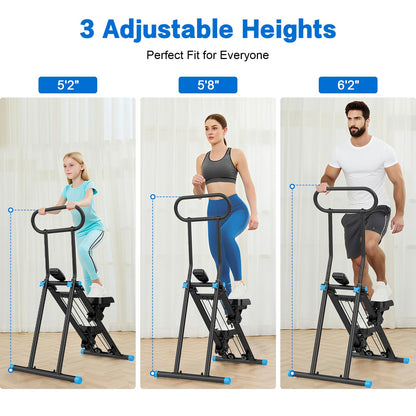 HXD-ERGO Stair Stepper for Home, 6 Adjustable Resistance Vertical Climber Cardio Exercise Machine