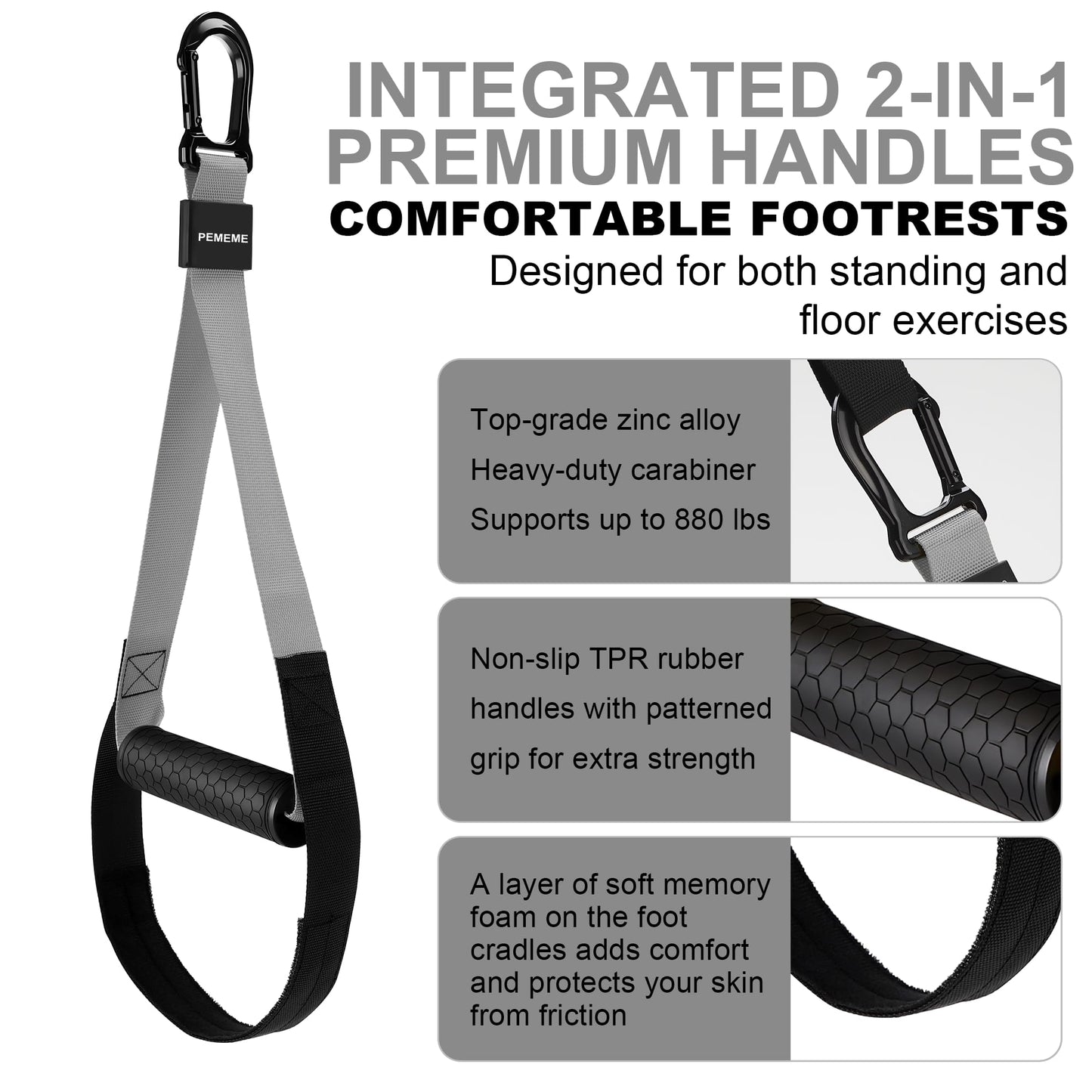 Home Resistance Training Kit with Adjustable Suspension Straps for Workouts