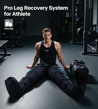 ALLJOY Pro-Grade Leg Massager Recovery Boots, Leg Compression Massager for Circulation and Pain Relief, Sequential Compression Boots for Fast Recovery, Gifts for Men Women