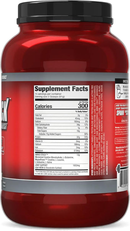 Myogenix Aftershock Post Workout, Unlimited Muscle Growth | Anabolic Whey Protein | Mass Building Carbohydrates | Amino Stack Creatine and Glutamine Plus BCAAs | Shockolate Milk - 3 LBS