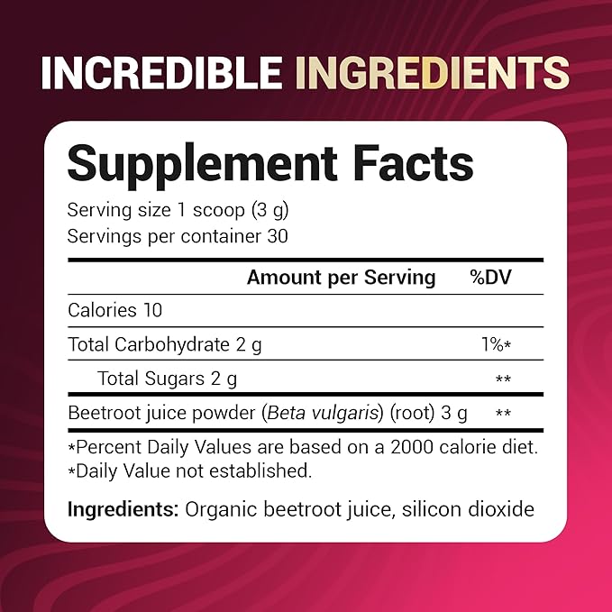 Dr. Berg Raw Organic Beet Powder from Real Earth-Grown Beets ??USDA Certified Organic Beet Root Powder to Support Nitric Oxide Levels, Energy, Blood Flow, & Heart Health* ??30 Servings