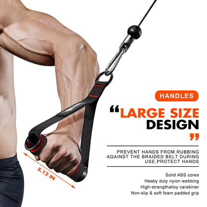 HPYGN Exercise Handles, Replacement Fitness Equipment for Pilates,Yoga,Strength Trainer, Heavy Duty