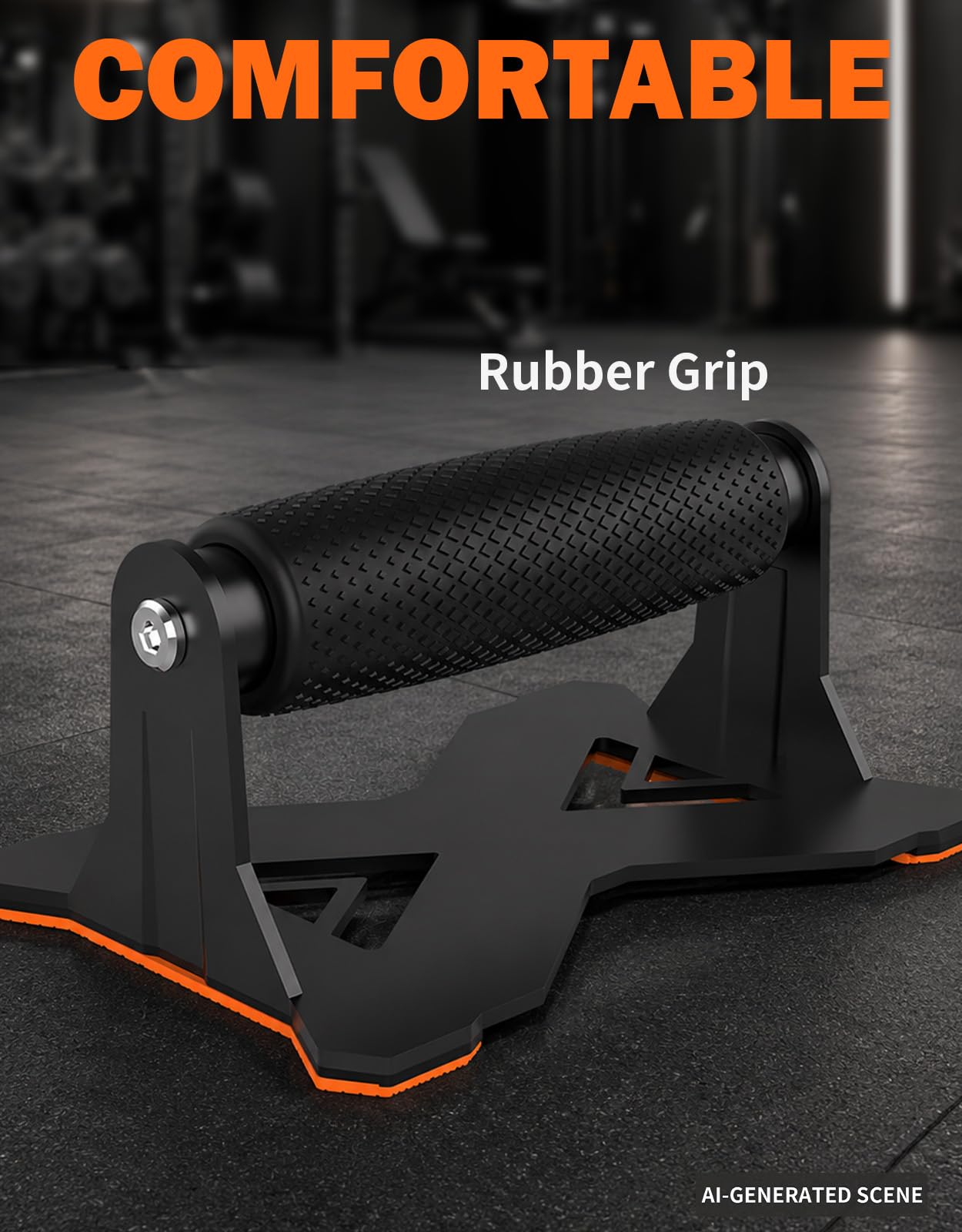 Fitarc Push Up Bars, Heavy Duty Steel Push Up Handles with Non-Slip Base