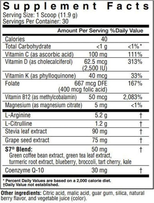 Nitric Oxide Booster Powder ??L-Arginine 5,200mg + L-Citrulline 1,200mg ??Heart Health Drink Mix