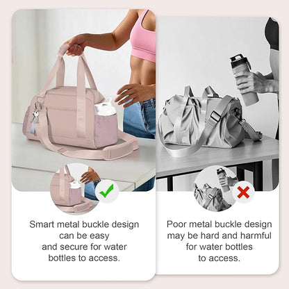 Small Gym Bag 14 inch for Women & Men Mini Gym Duffel Bag with Wet Compartment Waterproof Travel Duffle Bag for Sports Workout Dance