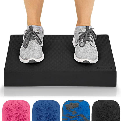Vive Balance Pad - Foam Large Yoga Mat Trainer for Physical Therapy, Stability Workout, Knee and Ankle Exercise, Strength Training, Rehab - Chair Cushion for Adults, Kids, and Travel